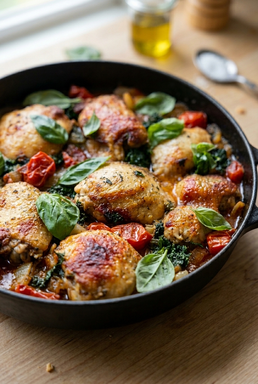 Italian Braised One Pot Chicken