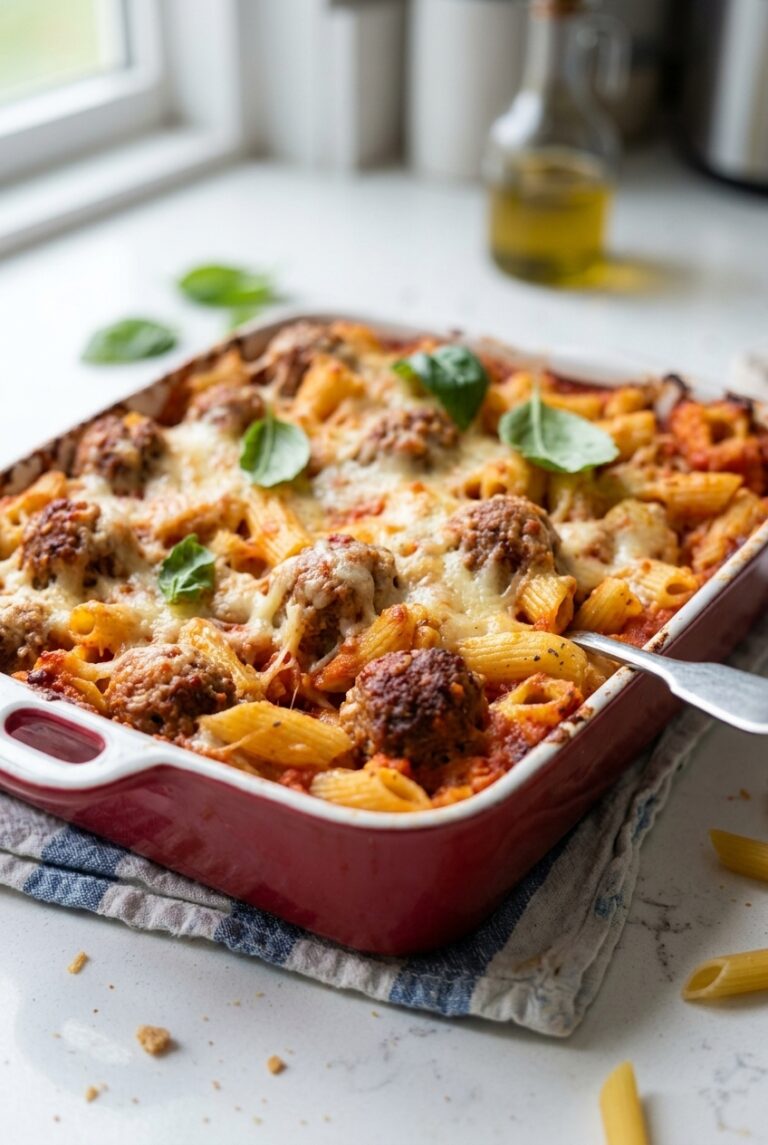Italian Meatball Pasta Bake 70.Png