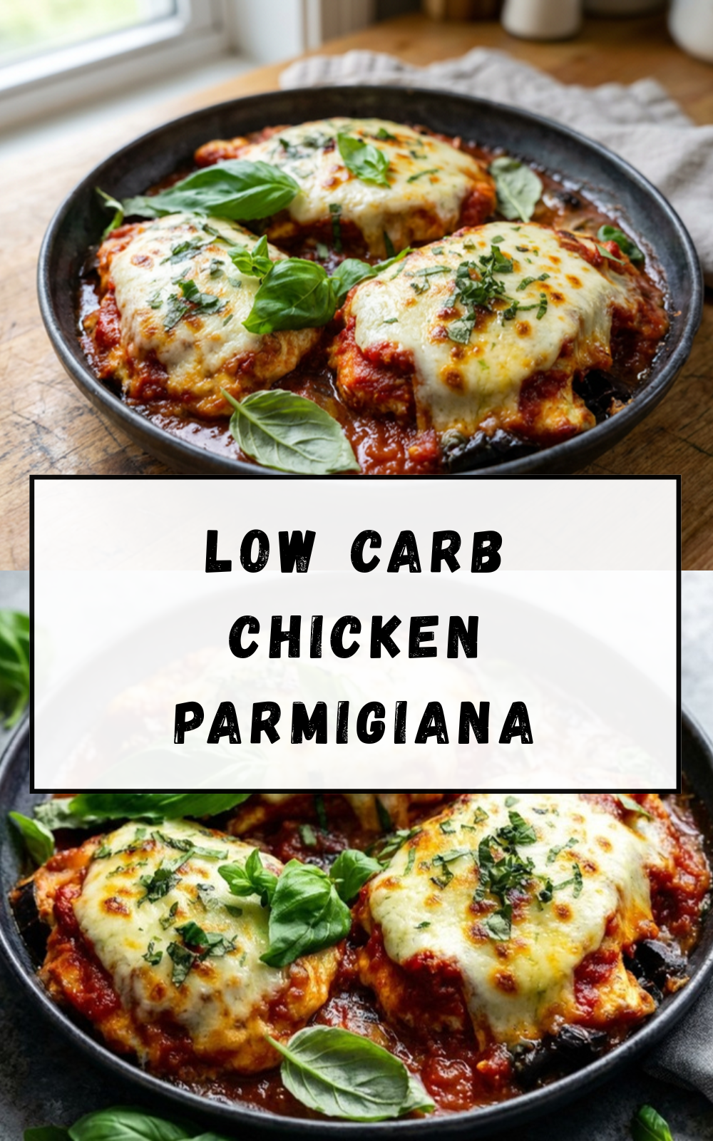 Low Carb Chicken Parmigiana