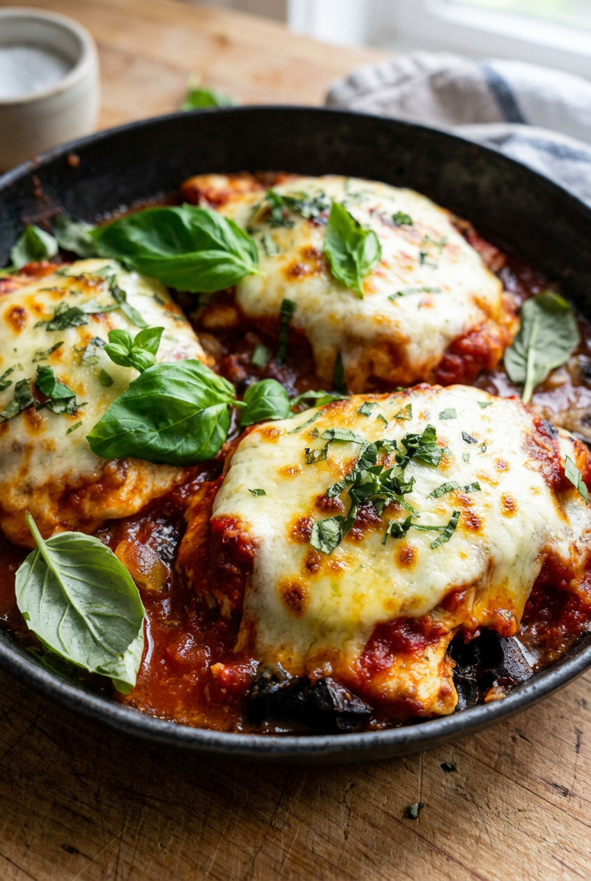 Low Carb Chicken Parmigiana