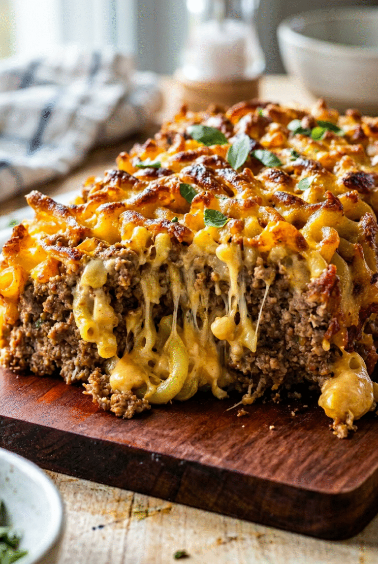 Macaroni And Cheese Meatloaf 41.Png