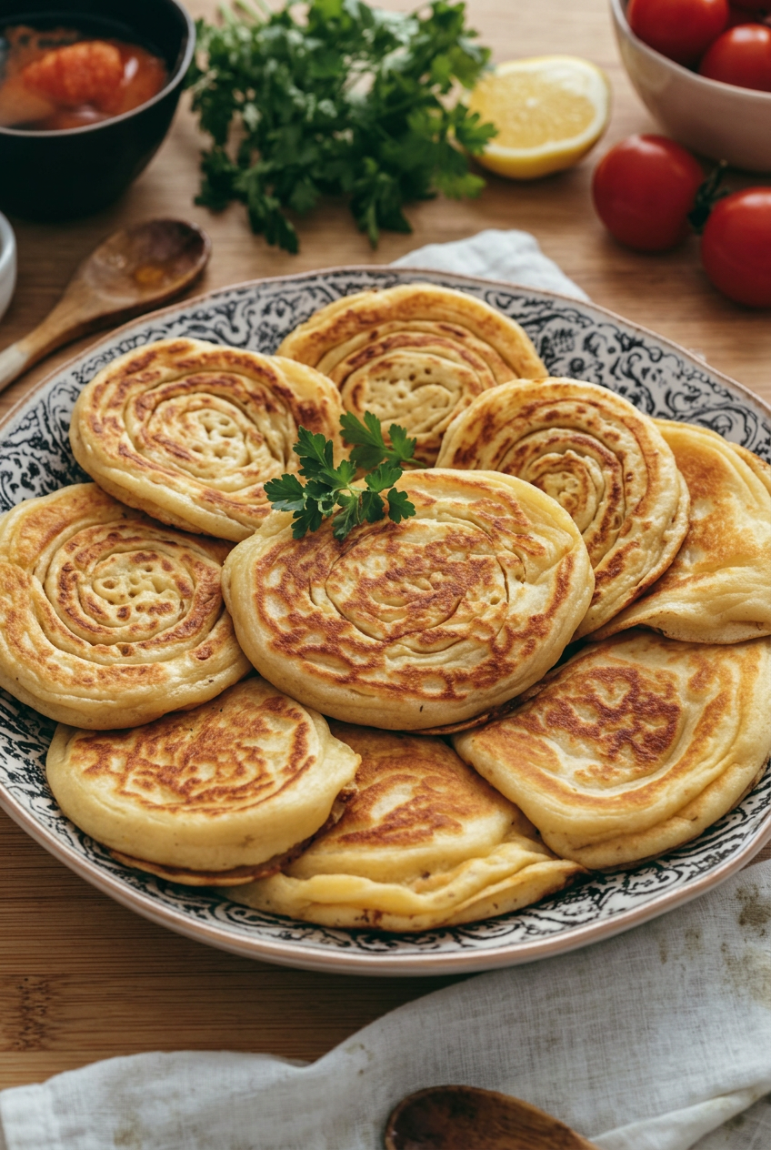 Meloui Rolled Pancakes