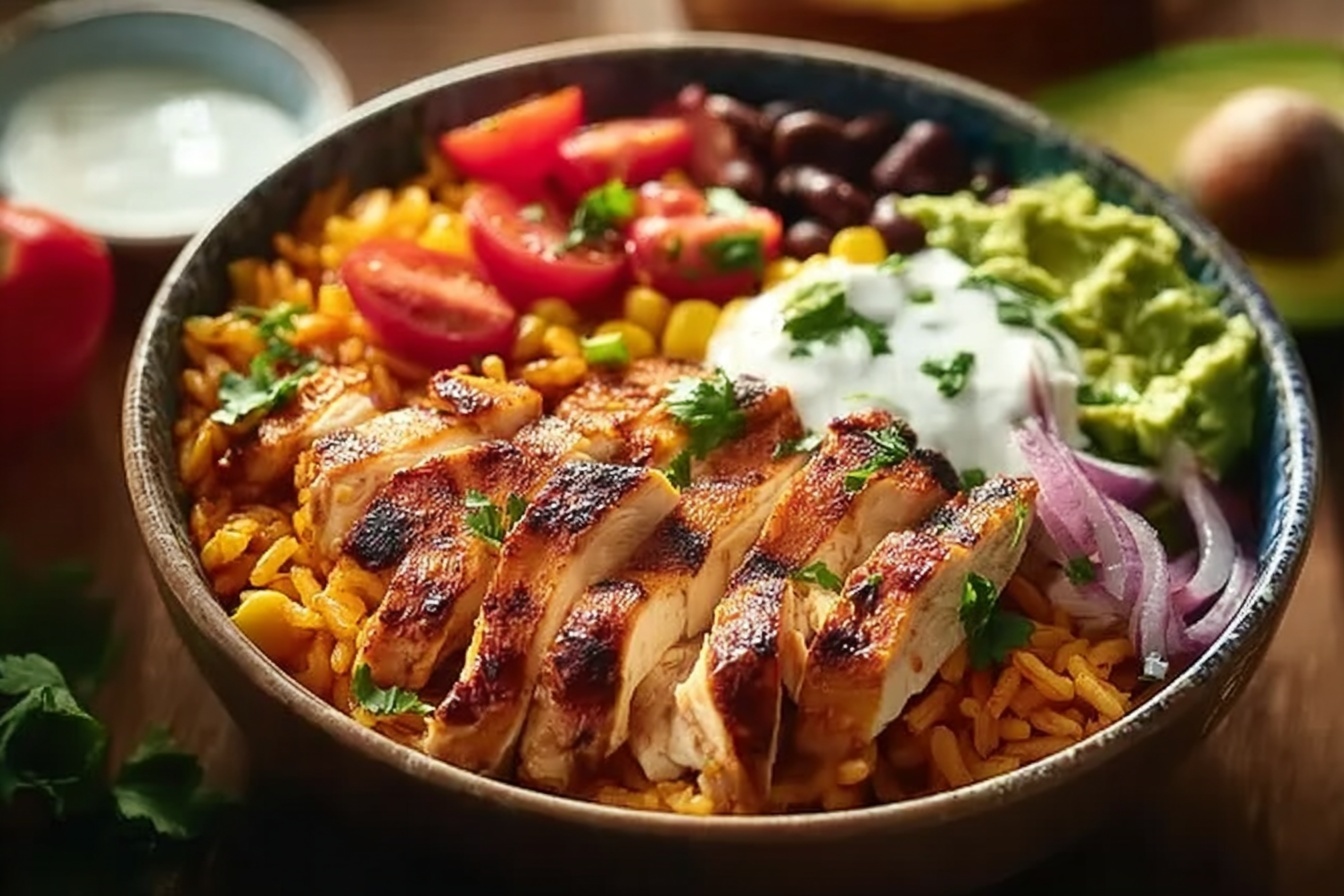 Mexican Chicken And Rice Bowl