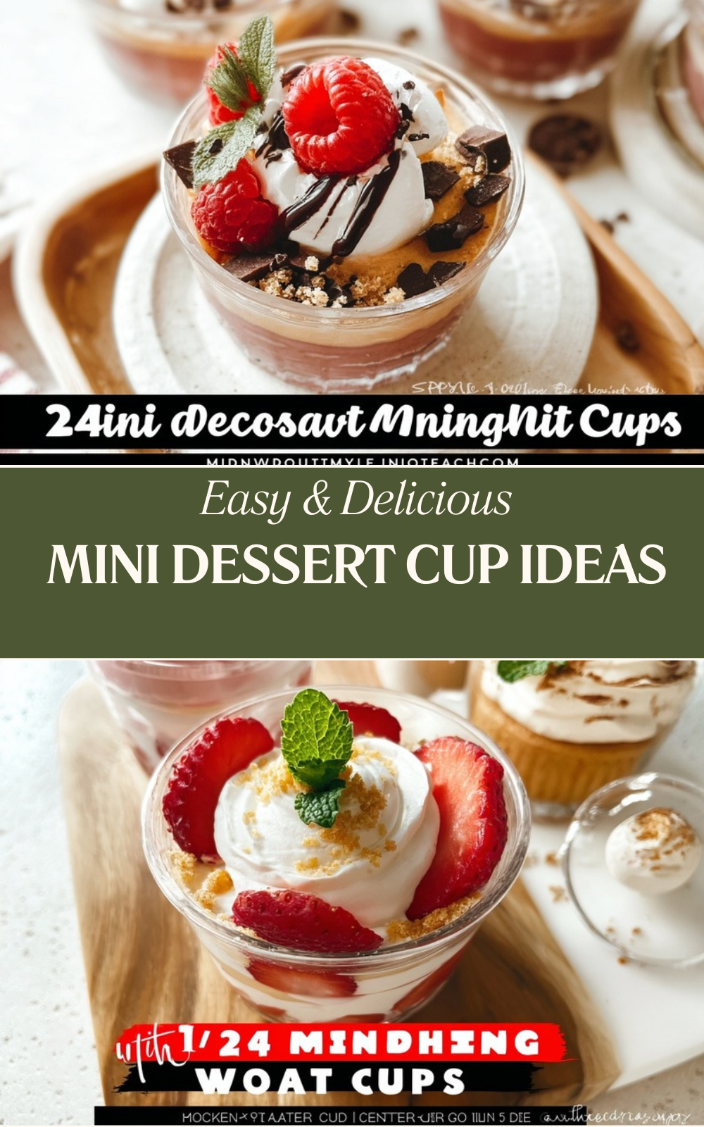 Mini Dessert Cup Ideas