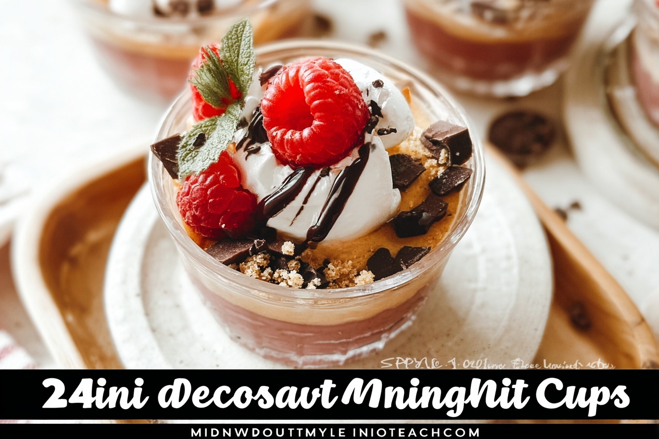 Mini Dessert Cup Ideas