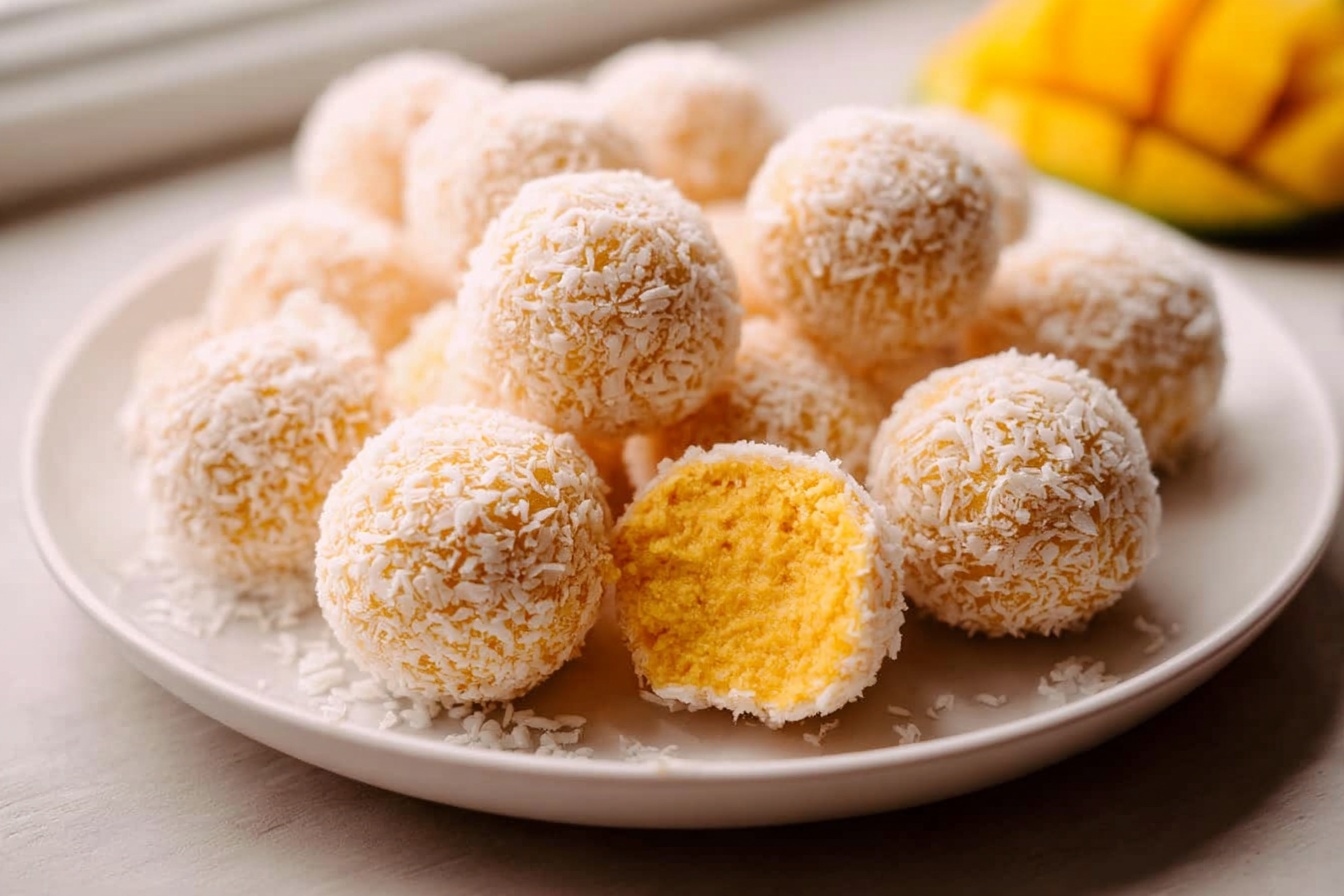 No Bake Mango Truffles Recipe