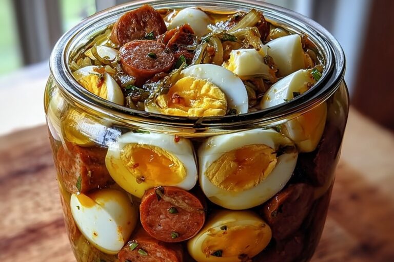 Pickled Eggs Sausage And Onions 39.Png