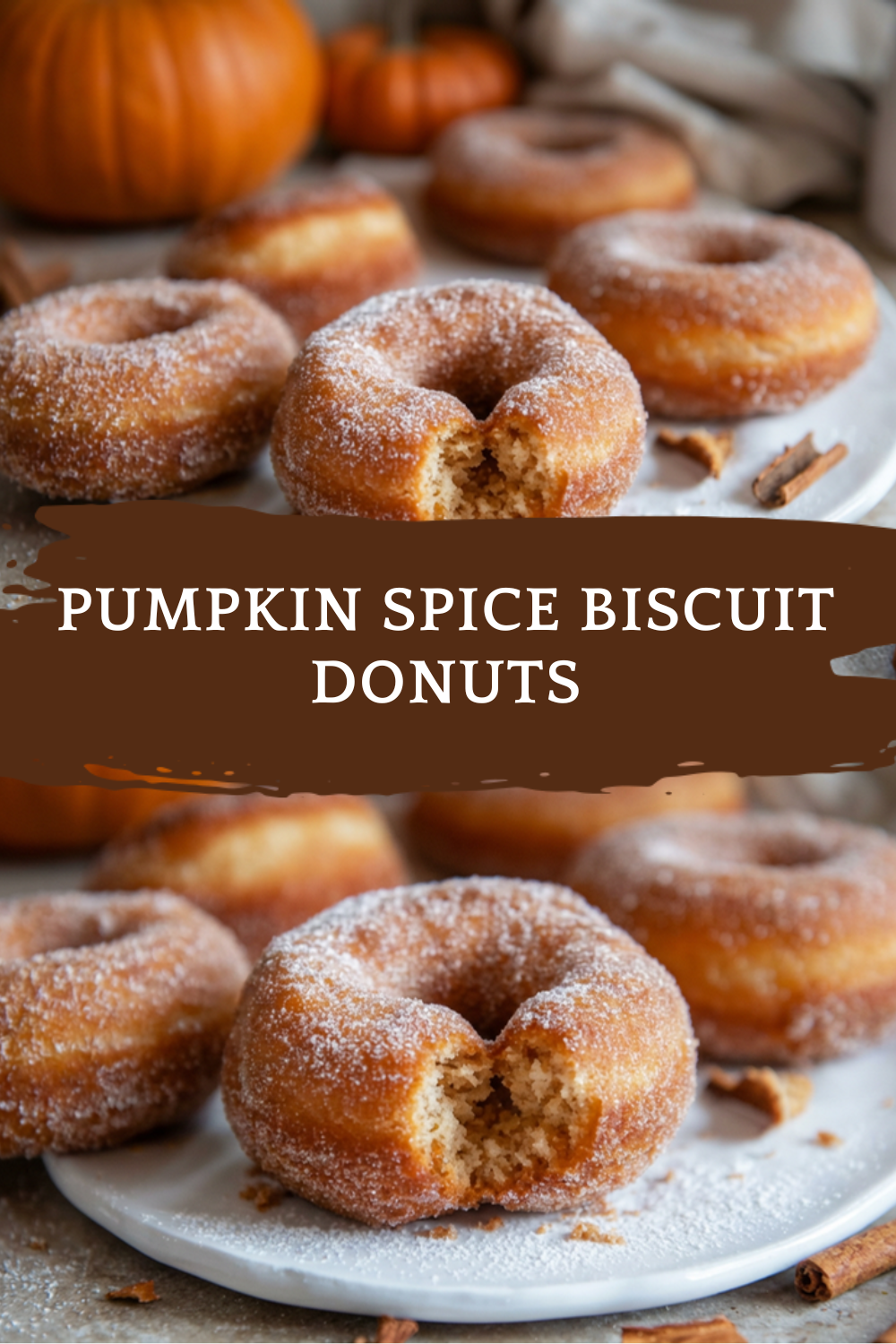 Pumpkin Spice Biscuit Donuts