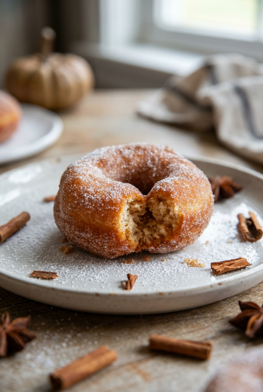 Pumpkin Spice Biscuit Donuts