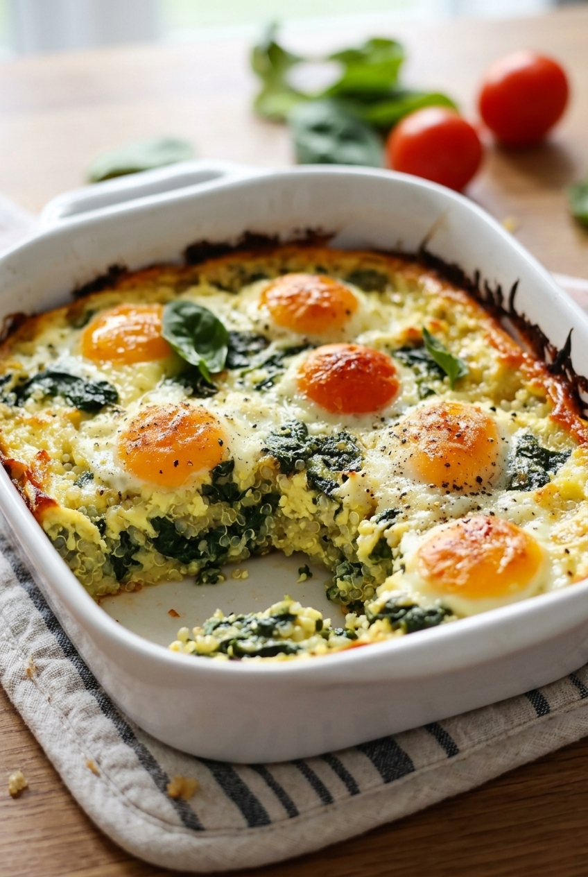 Quinoa Spinach Egg Bake 75.Png