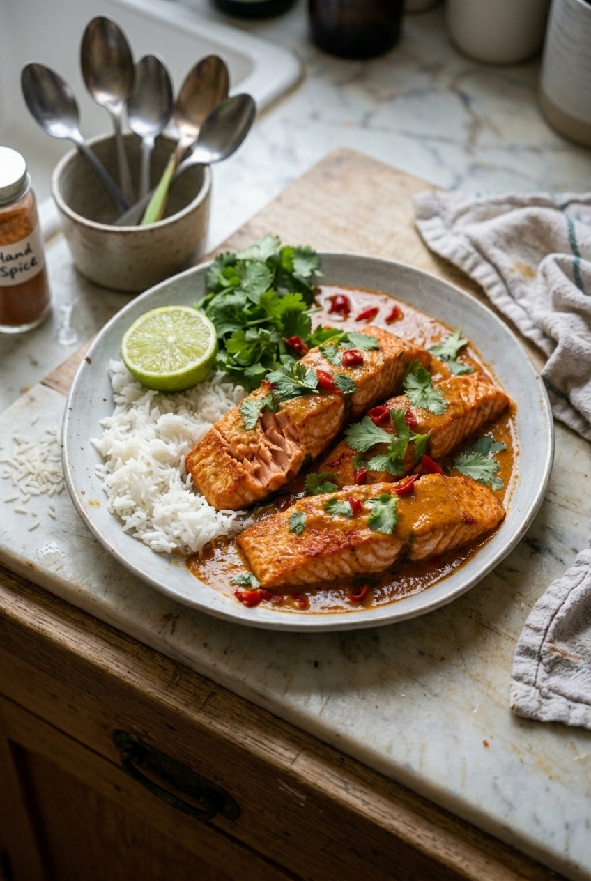 Red Curry Salmon