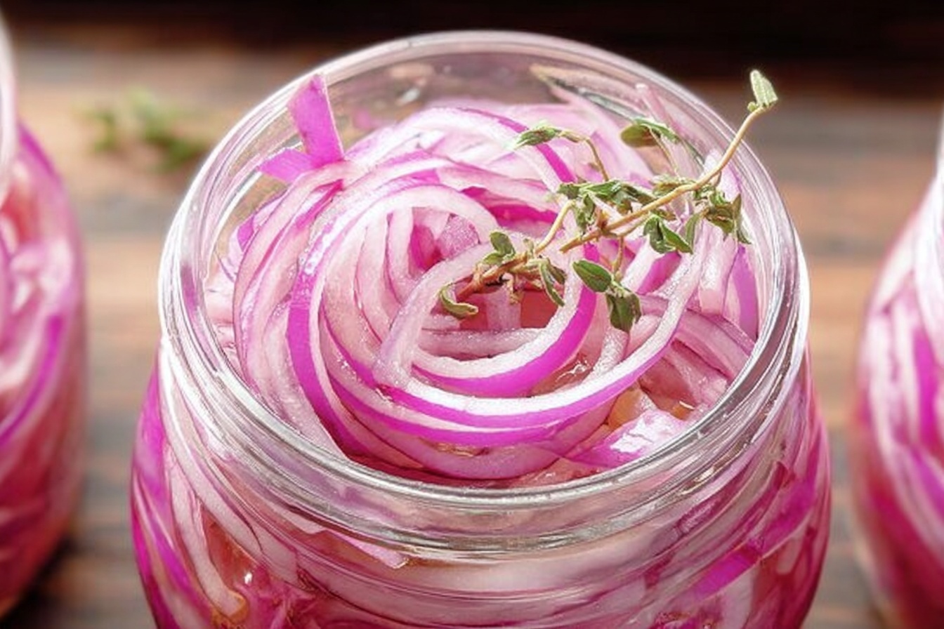Refrigerator Quick Pickled Red Onions