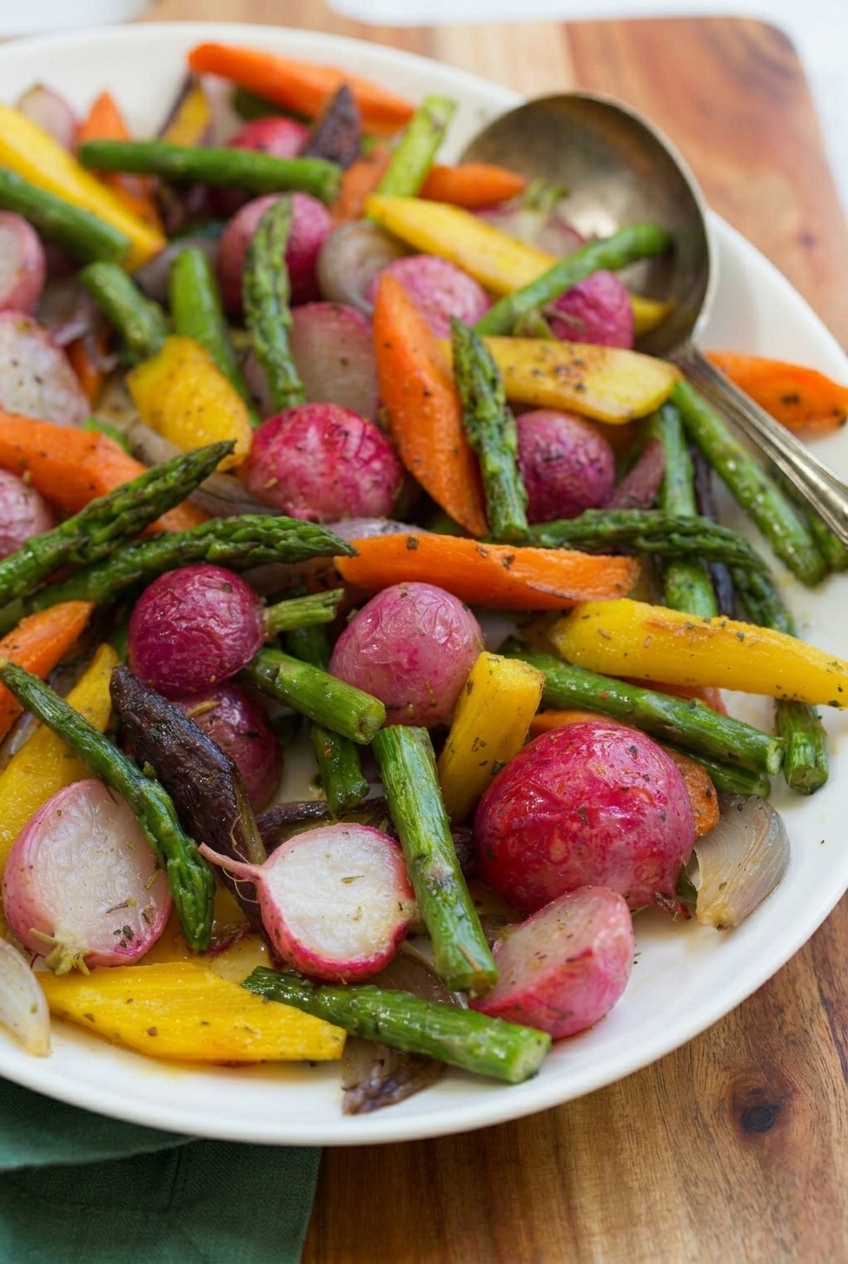 Roasted Spring Vegetables