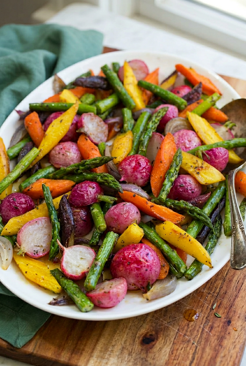 Roasted Spring Vegetables