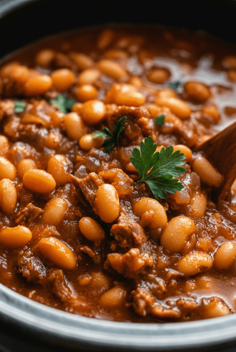 Slow Cooker Pork And Beans 88.Png