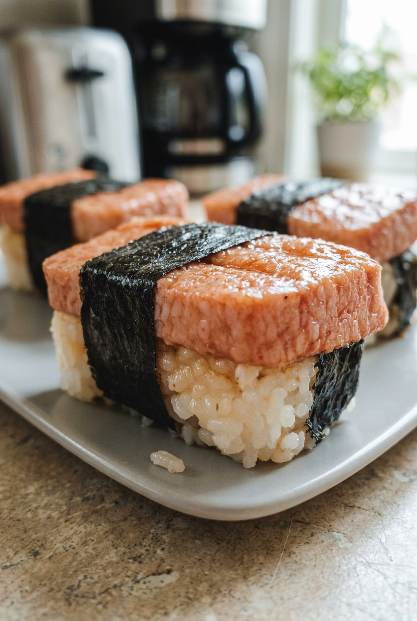 Spam Musubi Recipe Easy Hawaiian Snack 6 Spam Musubi