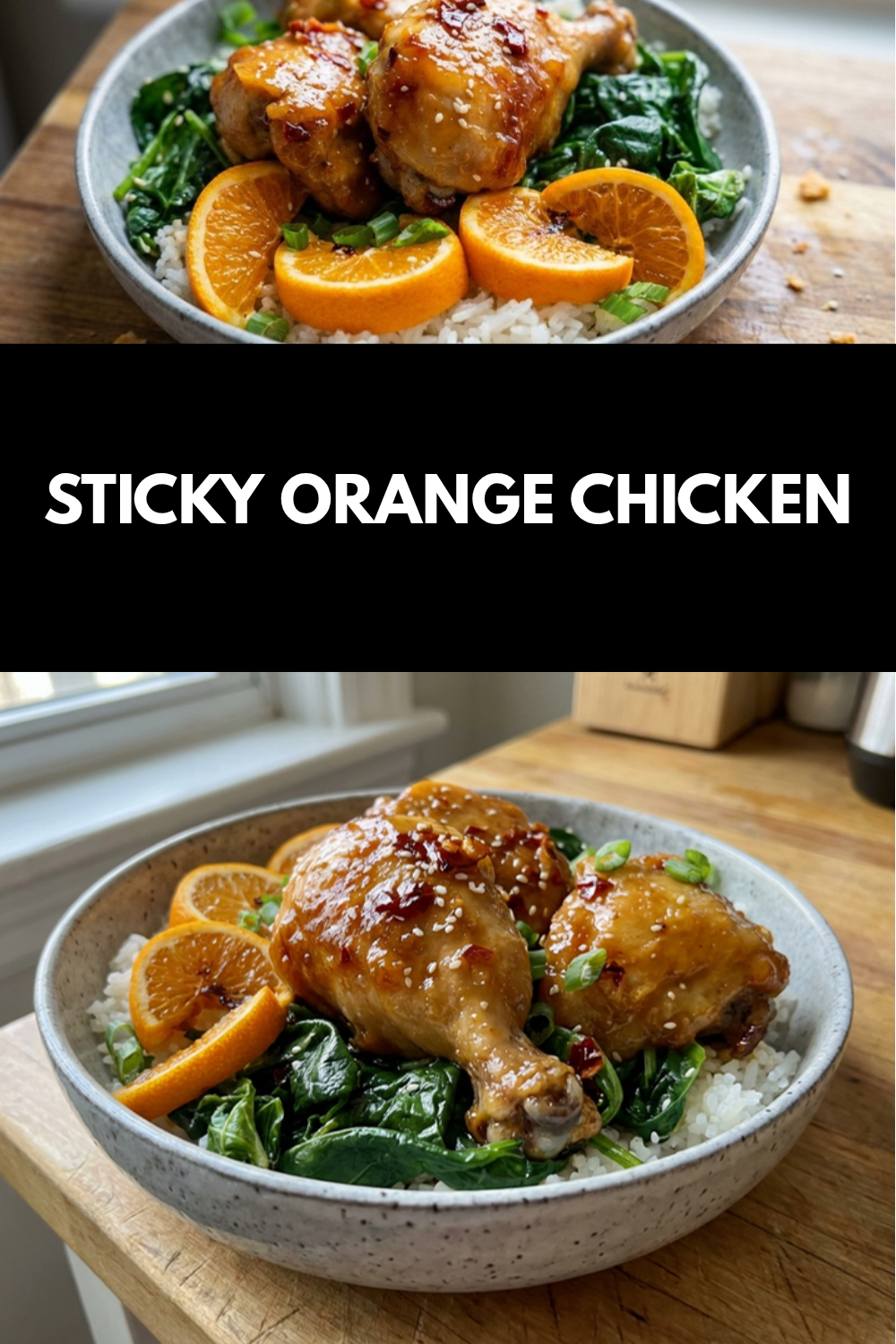 Sticky Orange Chicken