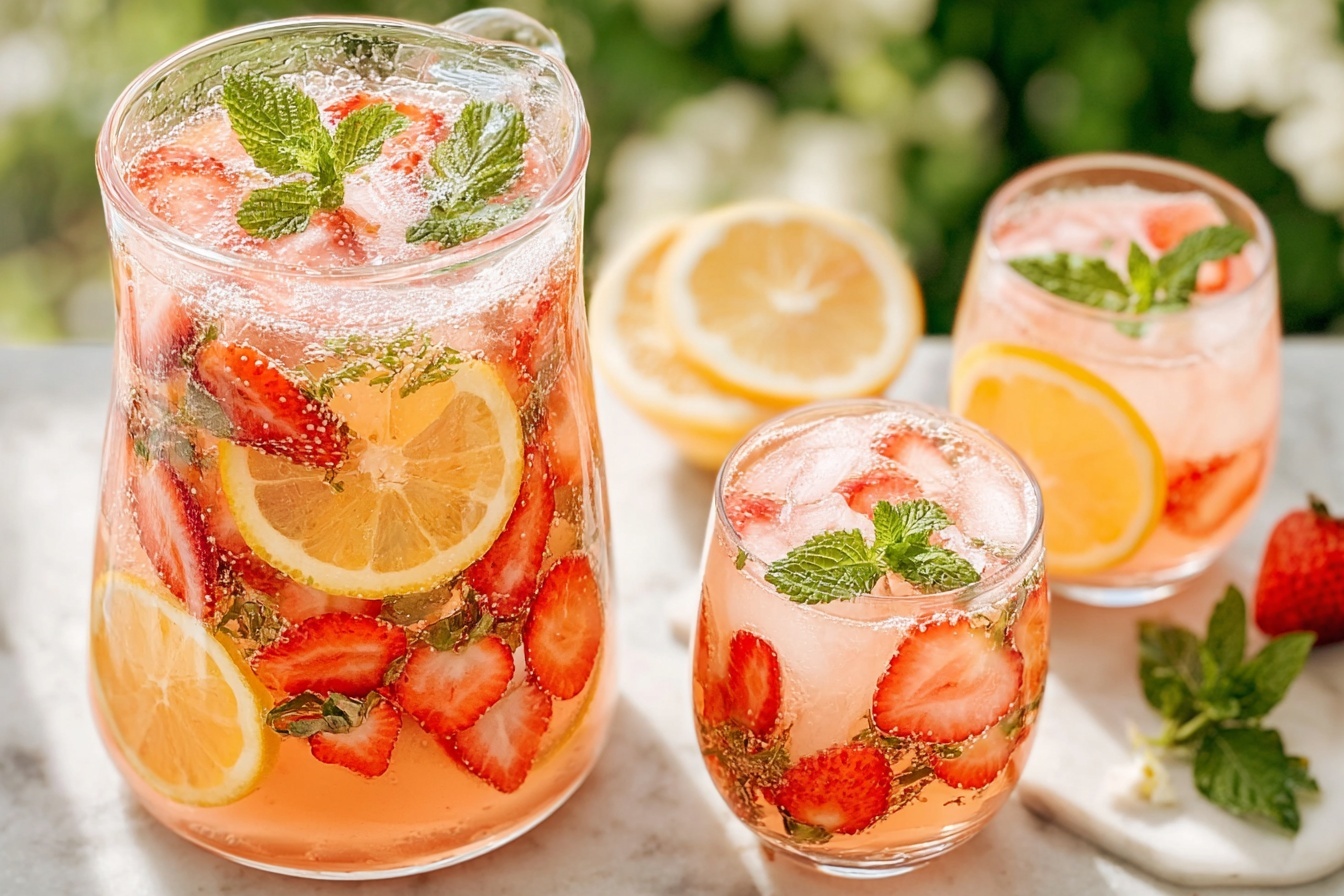Strawberry Mocktail Sangria