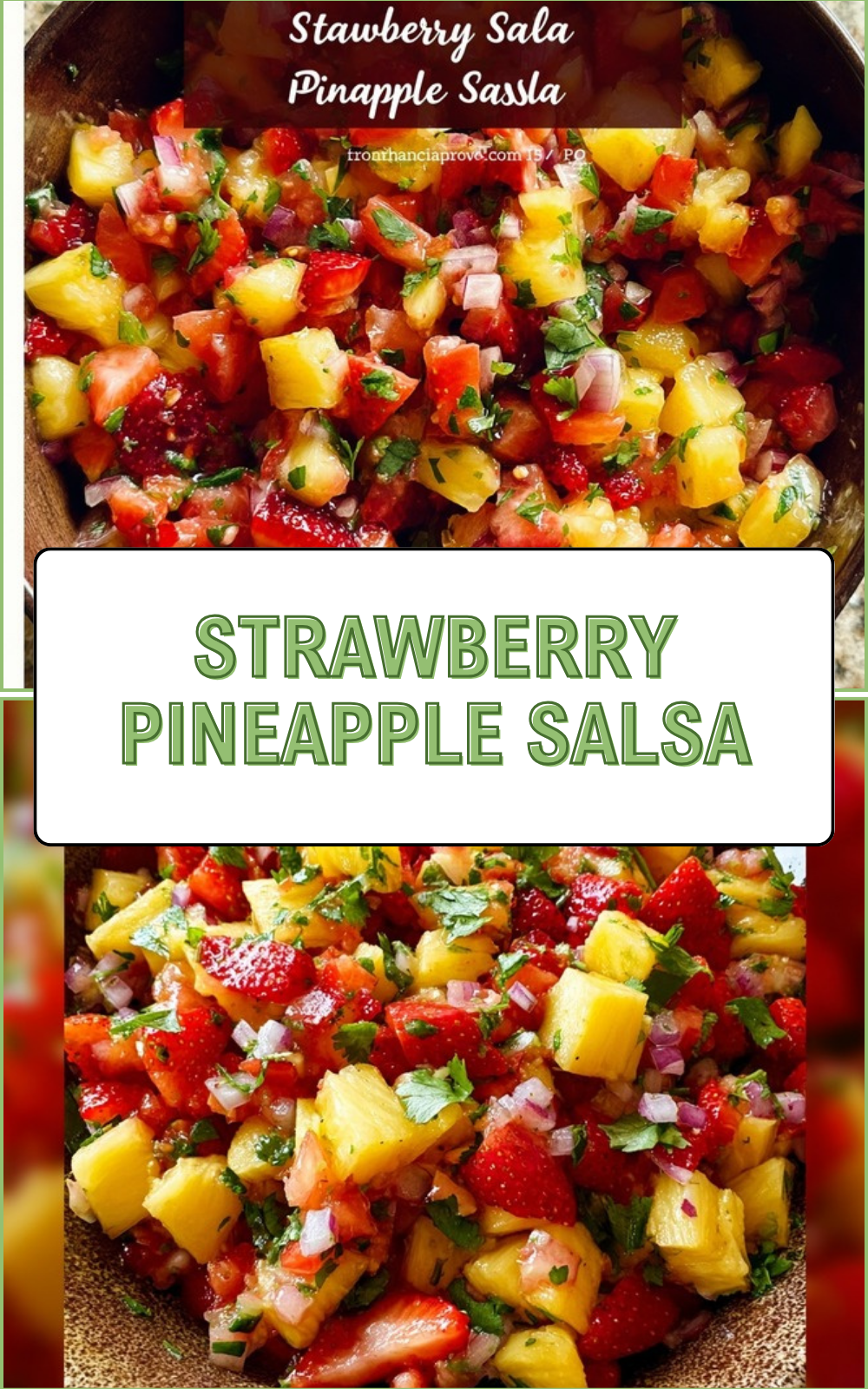 Strawberry Pineapple Salsa