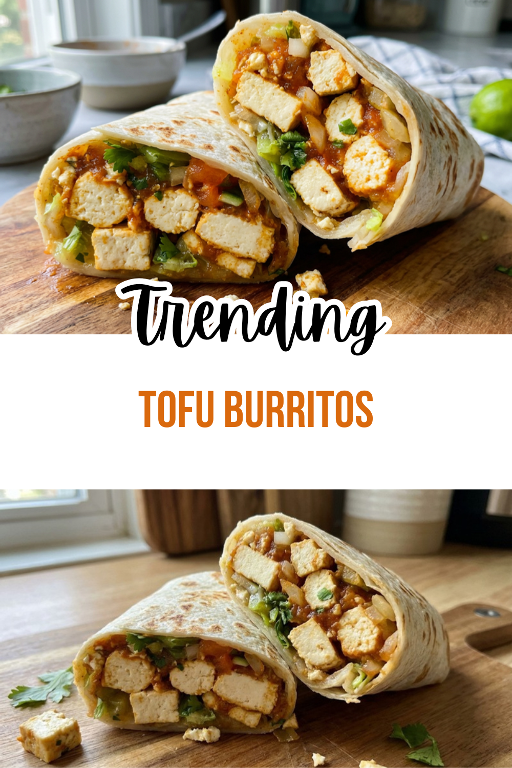 Southwest Tofu Burrito Recipe 7 Tofu Burritos