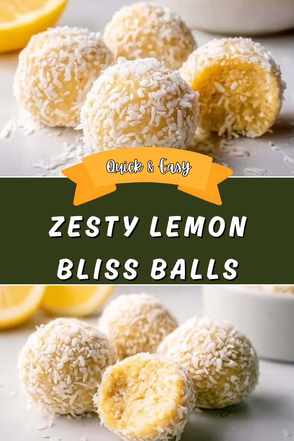 Zesty Lemon Bliss Balls